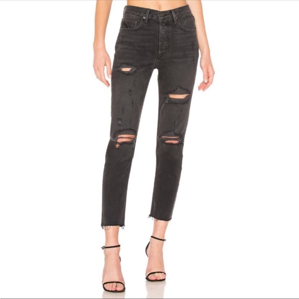 GRLFRND Karolina High-Rise Skinny Jeans in Travellin’ Band